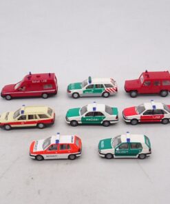 Wiking 1:87 8er-Pack diverse Einsatzfahrzeuge in Tüte siehe Bilder o. EX6999