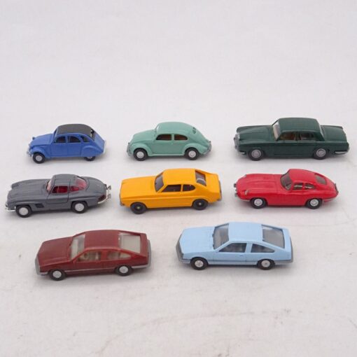 Wiking 1:87 8er-Pack diverse PKW Modelle in Tüte siehe Bilder o. EX7001