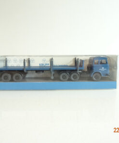 Wiking 1:87 H0 Rungensattelzug MB Krupp Stahlhandel Essen neuwertig in OVP TF928