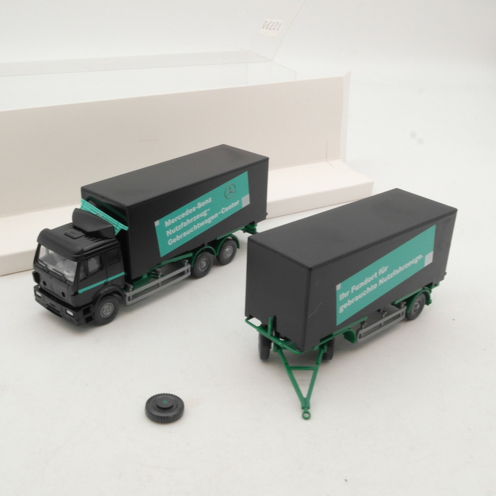 Wiking 1:87 MB Hängerzug MB Gebrauchtwagen-Center in EVP RA3677