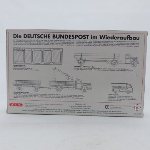 Wiking 1:87 PMS 80-08 Die Bundespost im Wiederaufbau Edition 2004 in OVP EX6673 – Bild 3