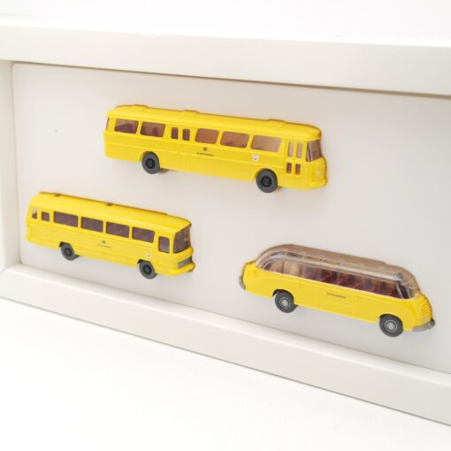 Wiking 1:87 Postreklame 1993 mit 3 Bus Modelle in OVP RR1627 – Bild 3