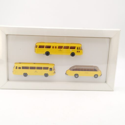 Wiking 1:87 Postreklame 1993 mit 3 Bus Modelle in OVP RR1627 – Bild 4
