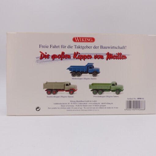 Wiking 1:87 Set 099086 Magirus Die großen Kipper von Meiller in OVP EX6453 – Bild 3