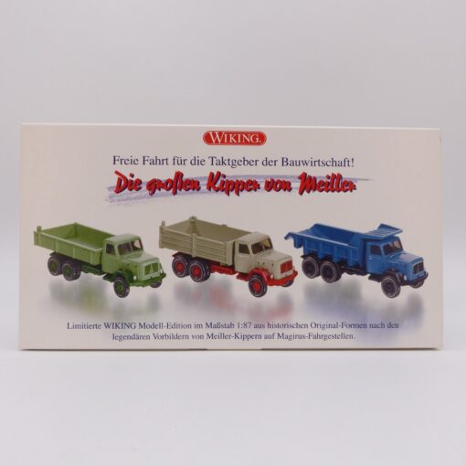 Wiking 1:87 Set 099086 Magirus Die großen Kipper von Meiller in OVP EX6453