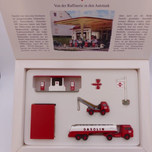 Wiking 1:87 Set 099089 Tankstellen-Alltag der 1960er-Jahre in OVP EX6430 – Bild 4