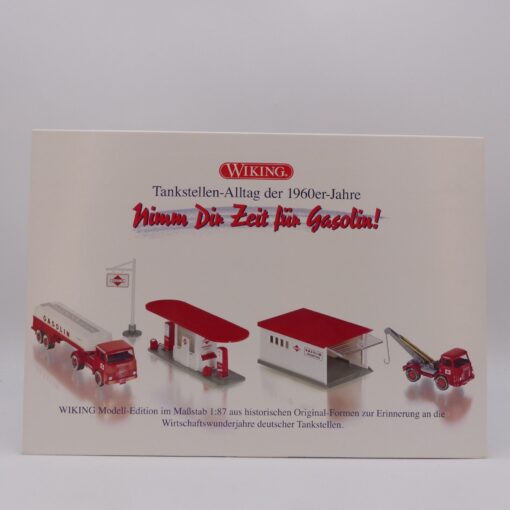 Wiking 1:87 Set 099089 Tankstellen-Alltag der 1960er-Jahre in OVP EX6430