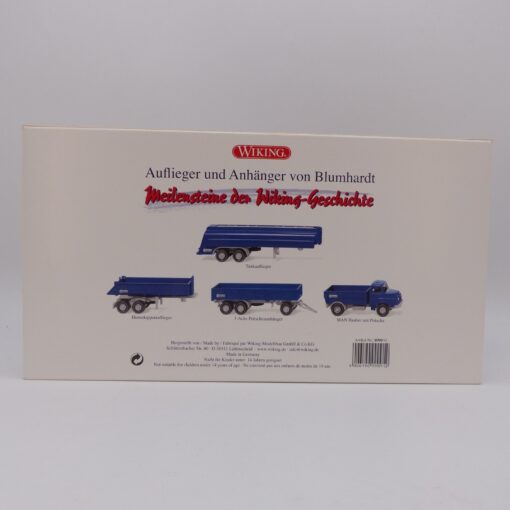 Wiking 1:87 Set 099091 Aufleger und Anhänger von Blumhardt in OVP EX6425 – Bild 3