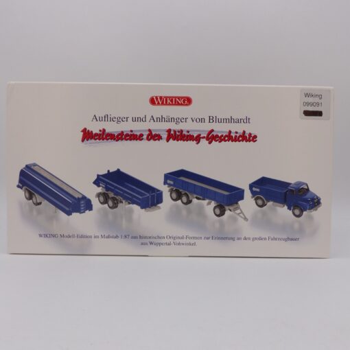 Wiking 1:87 Set 099091 Aufleger und Anhänger von Blumhardt in OVP EX6425