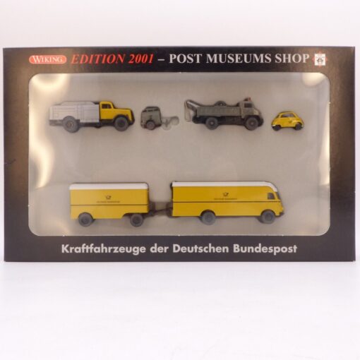 Wiking 1:87 Set PMS 80-05 Edition 2001 - 4 Fahrzeuge + 2 Anhänger, in OVP EB9510