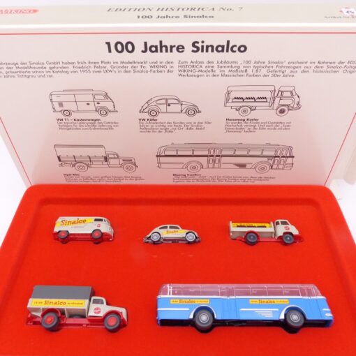Wiking 1:87 Set PMS 81-27 Edition Historica No. 7 100 Jahre Sinlco in OVP EX6440 – Bild 4