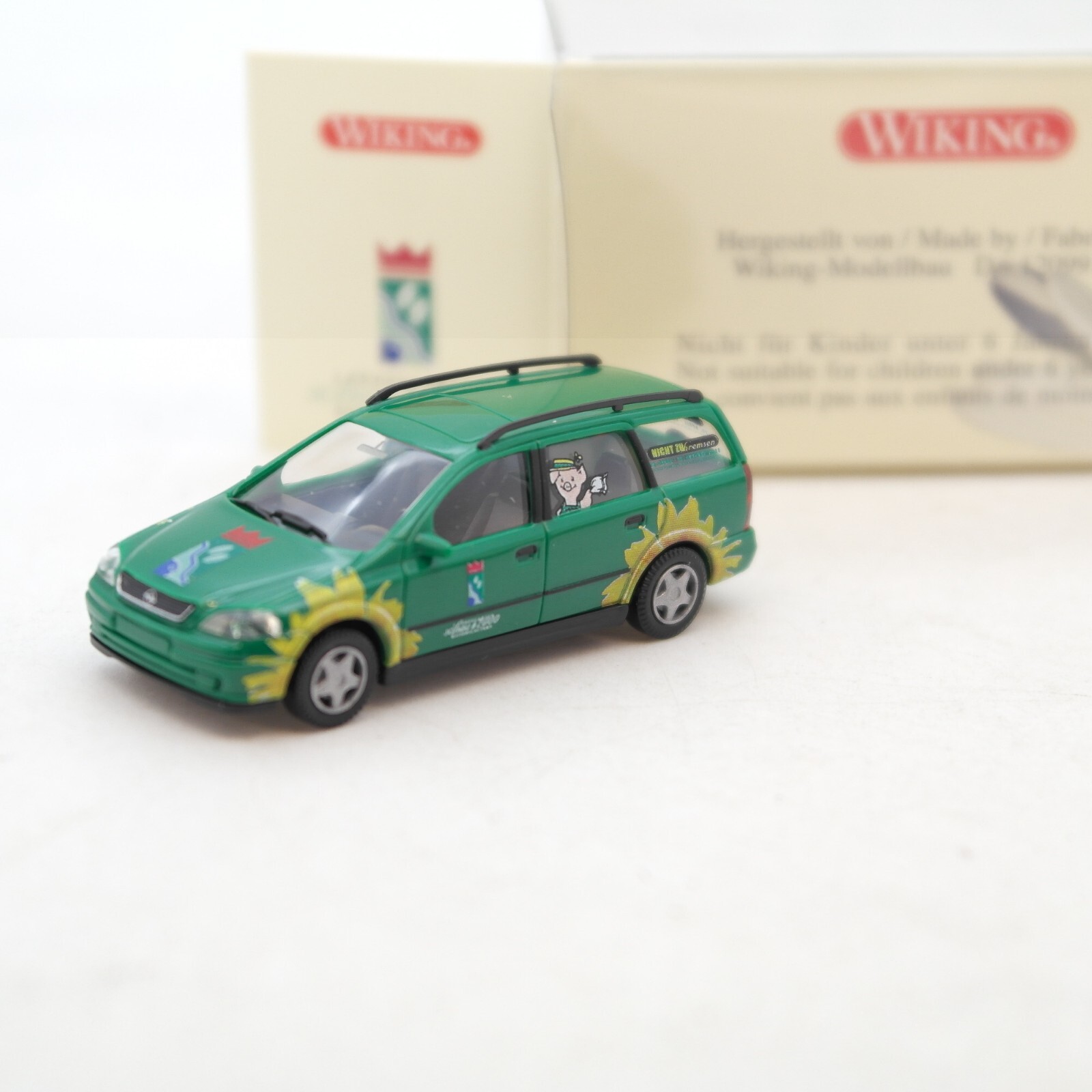 Wiking 1:87 SoMo Opel Astra Landesgartenschau 2000 in OVP RG3385