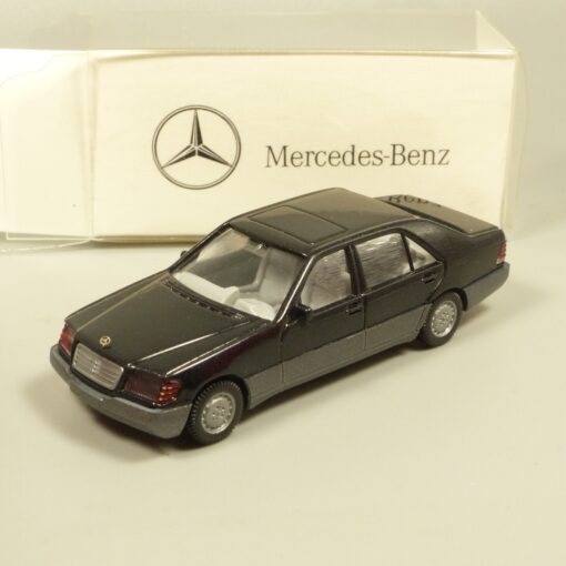 Wiking 1:87 Werbemodell Mercedes Benz Die neue S-Klasse schwarz in OVP EX6045