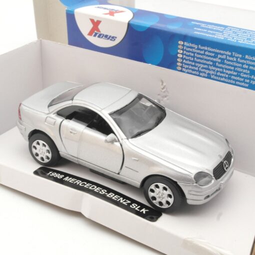 XToys 1:32 1998 Mercedes Benz SLK mit Rückziehmotor in OVP QR7123 – Bild 3