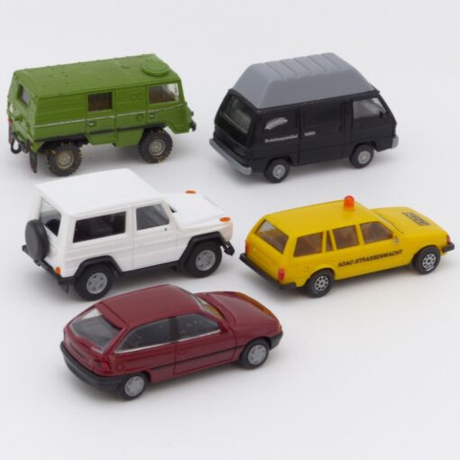 5er Pack 1:87 diverse Fahrzeugmodelle verschiedener Hersteller in Tüte o. EX4483 – Bild 3