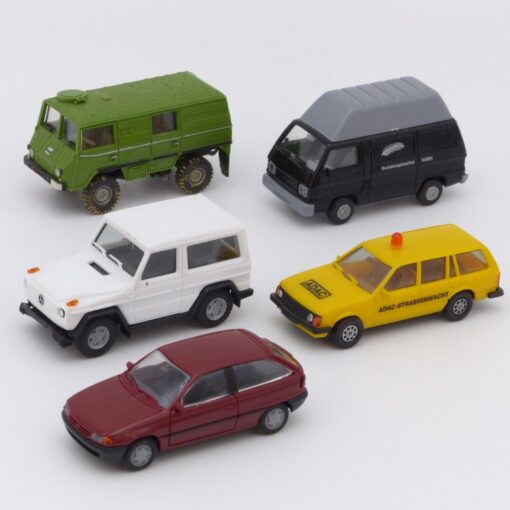 5er Pack 1:87 diverse Fahrzeugmodelle verschiedener Hersteller in Tüte o. EX4483