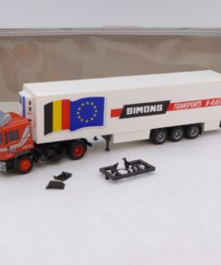 AWM / AMW 1:87 MAN F90 Sattelzug SIMONS Transports B-Raeren, in EVP EB7704