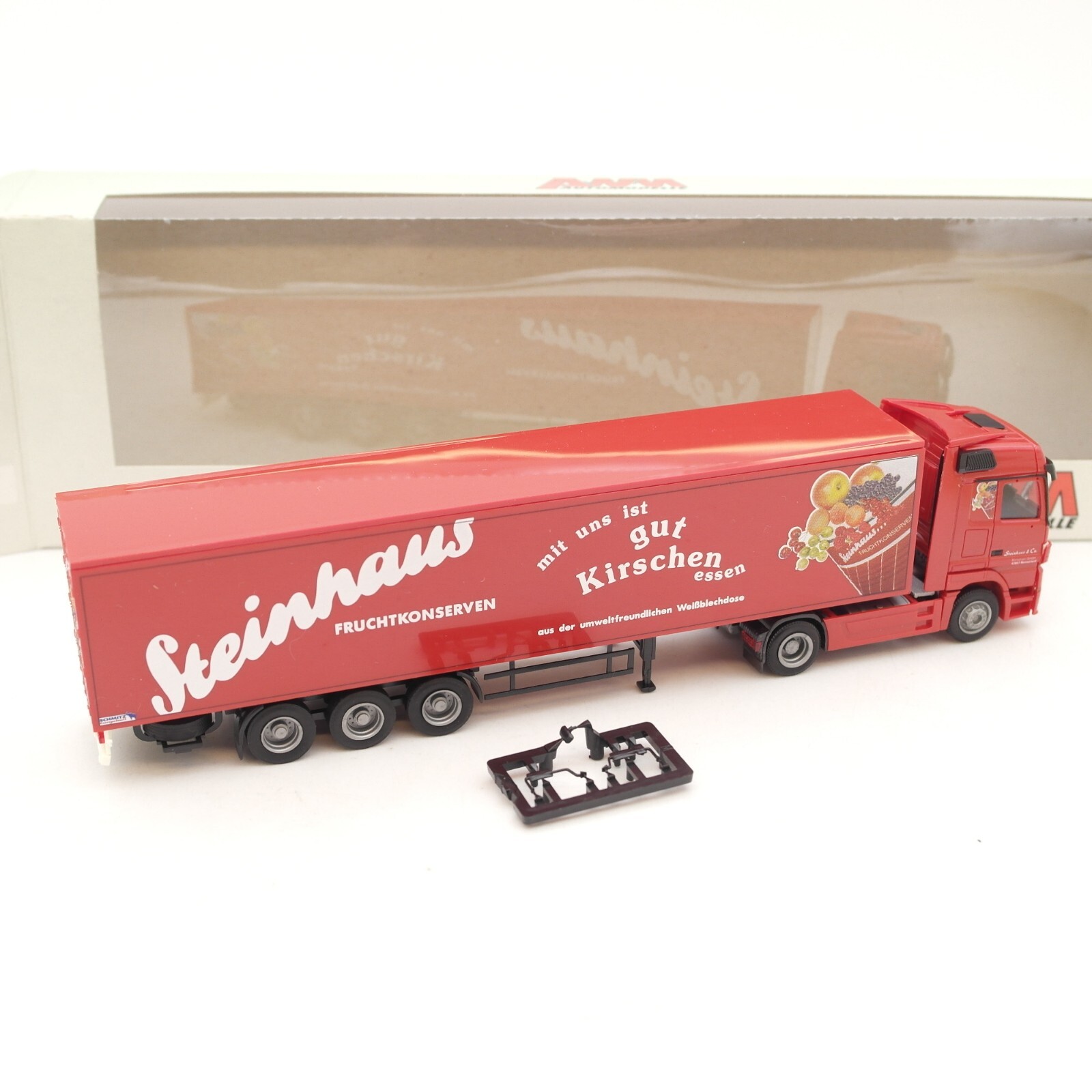 AWM / AMW 1:87 MB Sattelzug Steinhaus Fruchtkonserven in OVP RF2251 – Bild 3