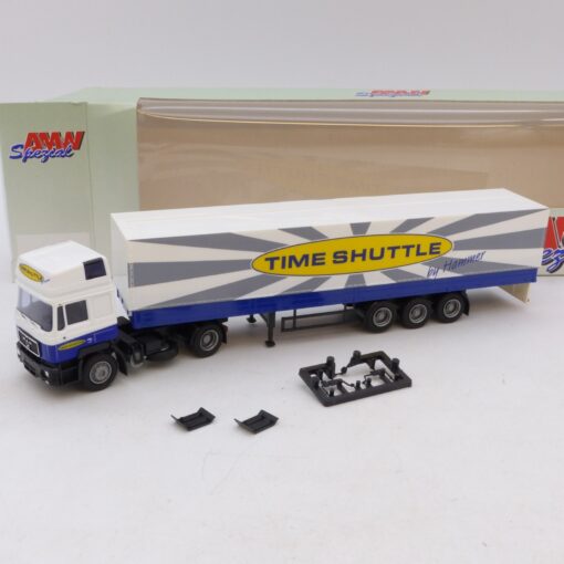 AWM / AMW 1:87 Nr.: 70132 MAN F90 HD Sattelzug Time Shuttle, in EVP EB7351