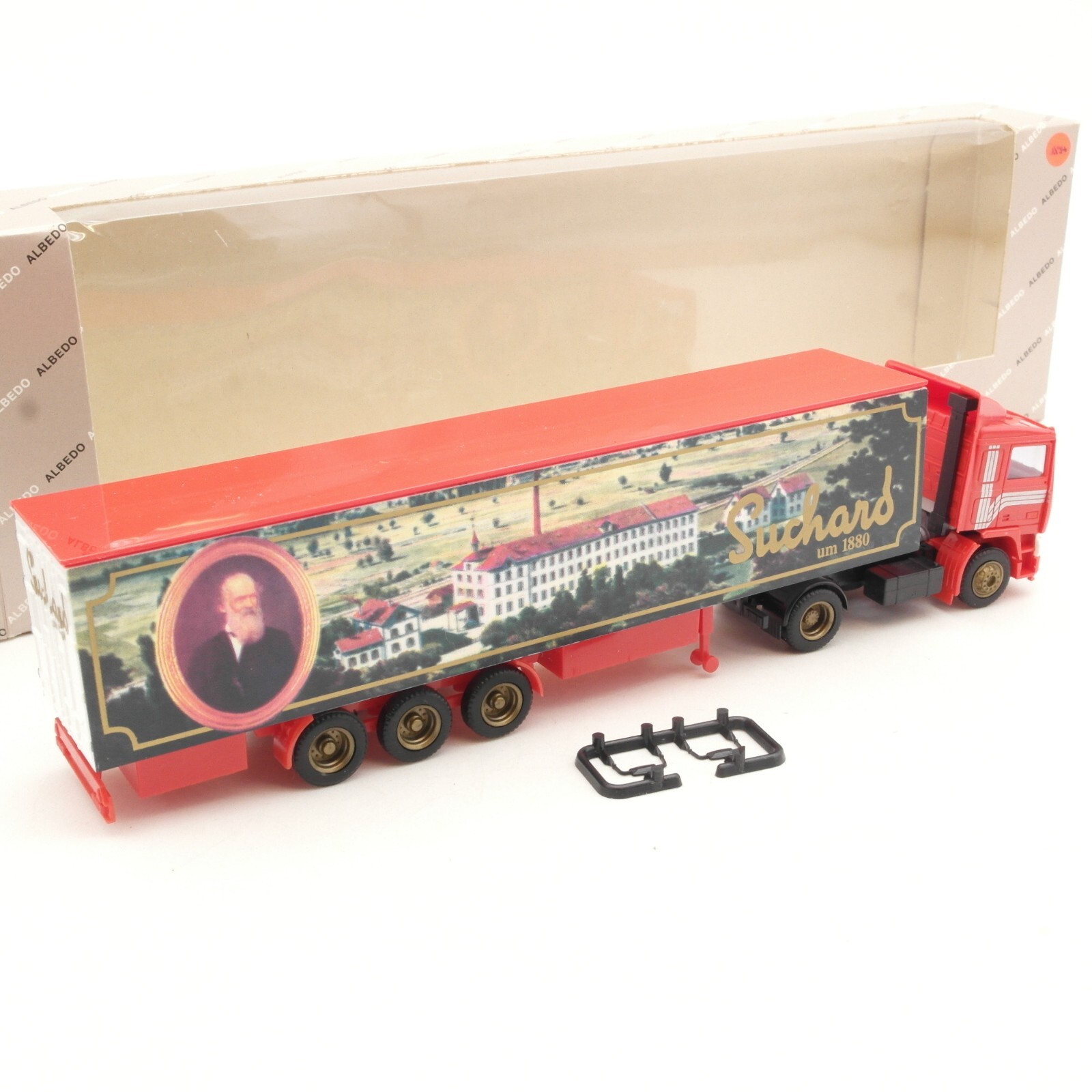 Albedo 1:87 Volvo F12 Sattelzug Suchard um 1880 in OVP RA7744 – Bild 3