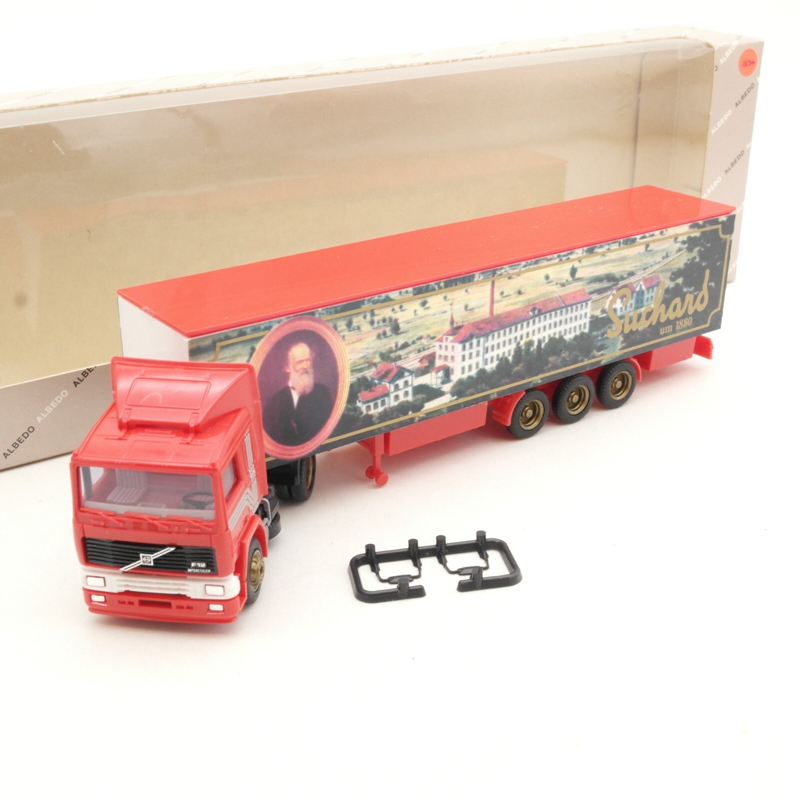 Albedo 1:87 Volvo F12 Sattelzug Suchard um 1880 in OVP RA7744