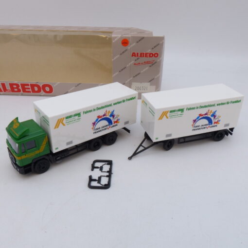 Albedo / Herpa 1:87 Nr.: 200320 MAN F90 Hängerzug August König, in OVP EB1796