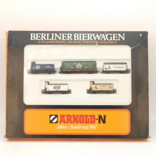 Arnold N 0156 Jahres Sonderzug 1987 Berliner Bierwagen in OVP RG5269 – Bild 5