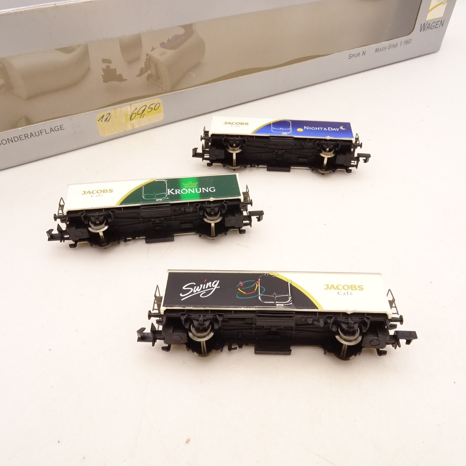 Arnold N 0218 Güterwagen Set Jakobs Café limitiert in OVP QR432 – Bild 3
