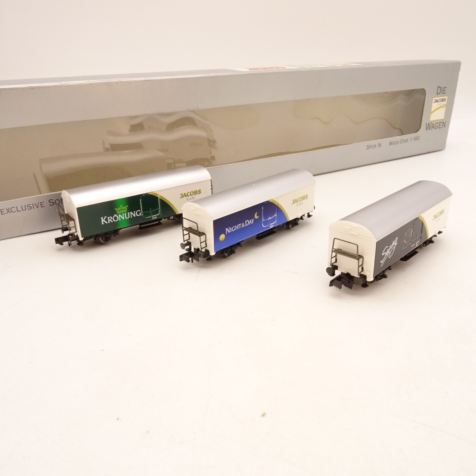 Arnold N 0218 Güterwagen Set Jakobs Café limitiert in OVP QR432