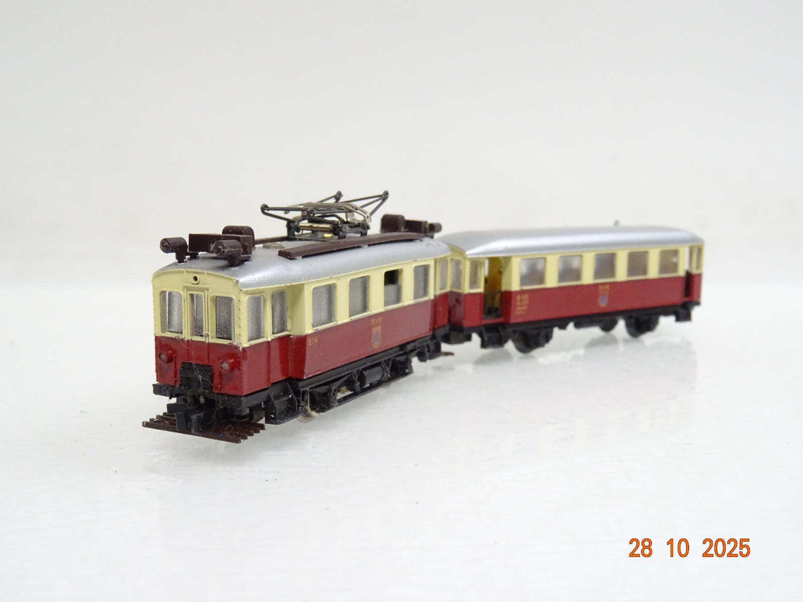 Arnold N 2960 + 2972 Überlandbahn Triebwagen mit Beiwagen der SVB JL3956 o. – Bild 3