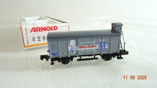 Arnold N 4267-17 Güterwagen Kölner Zucker in OVP RR2649 – Bild 3