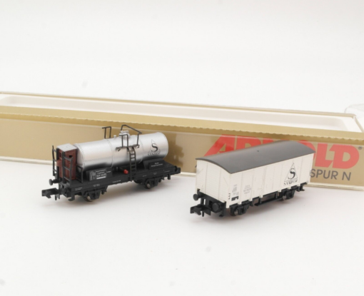 Arnold N 70002 Chemiewagen Set Sandoz der DR in OVP QR5361