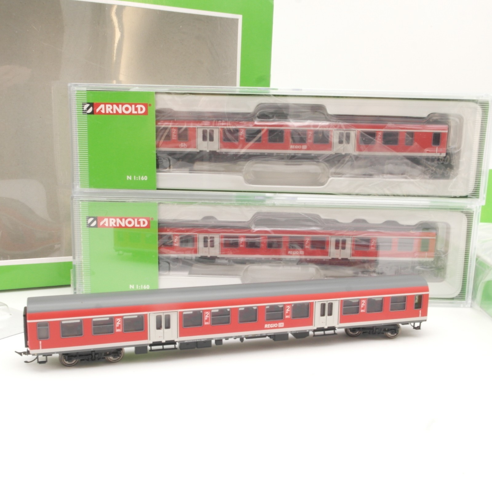 Arnold N HN4087 Set Halbstädter Regio Personenwagen der DB in OVP RR5304 – Bild 3