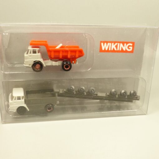 Arnold Spur N 1:160 Set mit 2 LKW Modellen und Straßenroller in EVP EX6151 – Bild 3