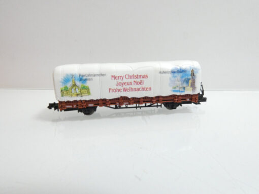Arnold Spur N 4466 Rungenwagen mit Plane Frohe Weihnachten Köln in OVP AR4618 – Bild 3