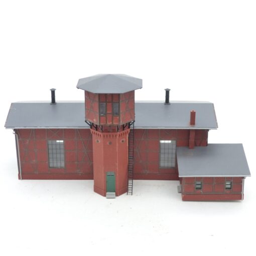 Auhagen H0 Lokschuppen mit Wasserturm aus Anlagerückbau siehe Bilder o. EX7039