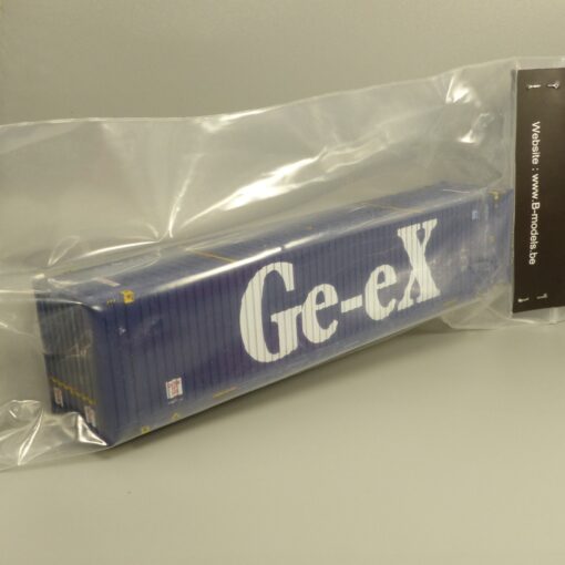 B-Models Spur H0 1:87 145-001 45´ Container Ge-eX in OVP EX7090