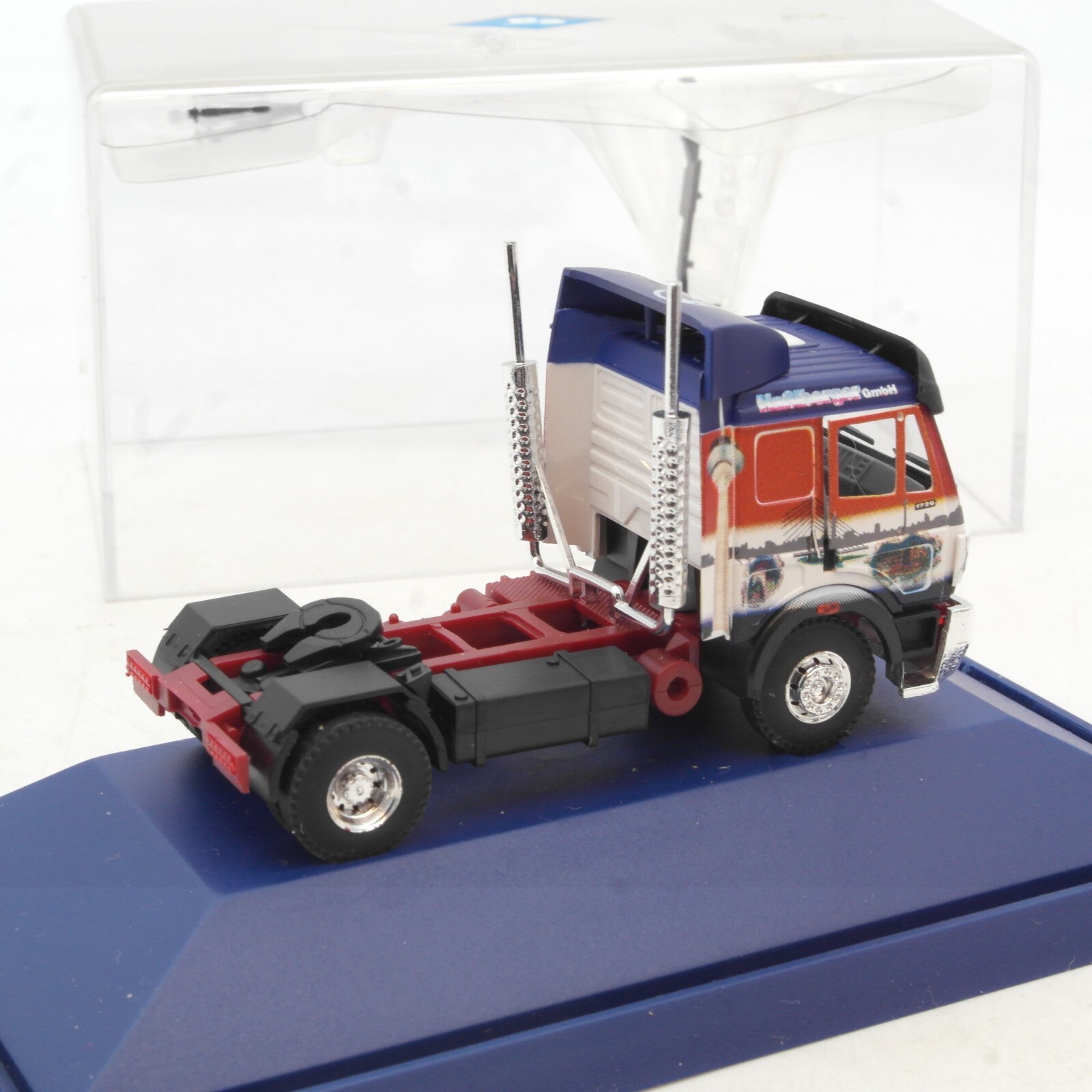 B&S 1:87 Mercedes Benz Zugmaschine Sped. Haßlberger in PC Box RG1860 – Bild 3