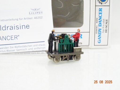 Bachmann H0 46202 Schienendraisine Gandy Dancer in OVP JL2564