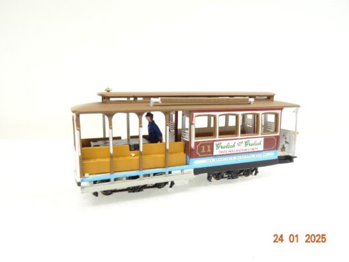 Bachmann H0 60541 Straßenbahn San Francisco Cable Car mit Antrieb in OVP LE8541 – Bild 3