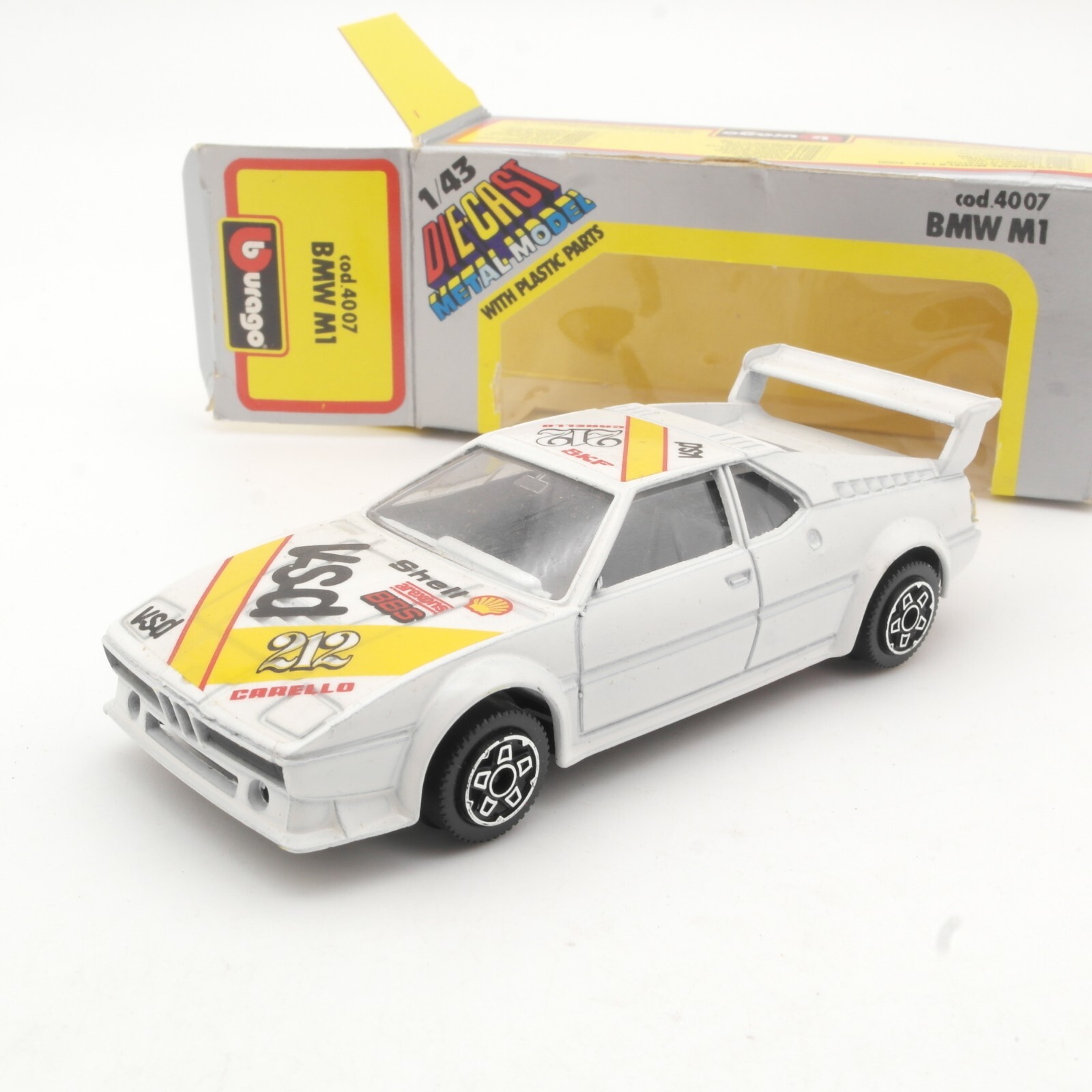 Bburago 1:43 4007 BMW M1 in OVP QR7353