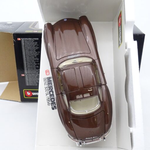 Bburago / Burago 1:18 3015 Mercedes Benz 300 SL (1954) metallic in OVP EX6524 – Bild 4