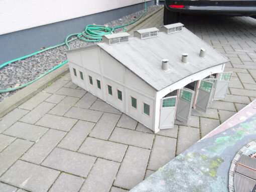 Bockholt Spur 1 Drehscheibe ca. 71 cm Bühne mit Lokschuppen 3ständig – Bild 6