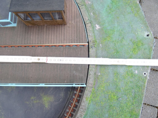 Bockholt Spur 1 Drehscheibe ca. 71 cm Bühne mit Lokschuppen 3ständig – Bild 10