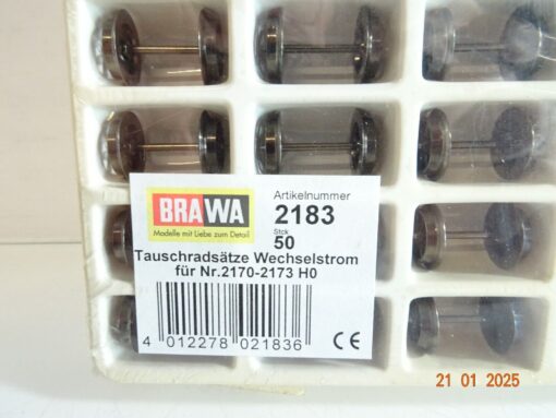 Brawa H0 2183 Radsätze 50Stück siehe Foto in OVP CK5441 – Bild 3