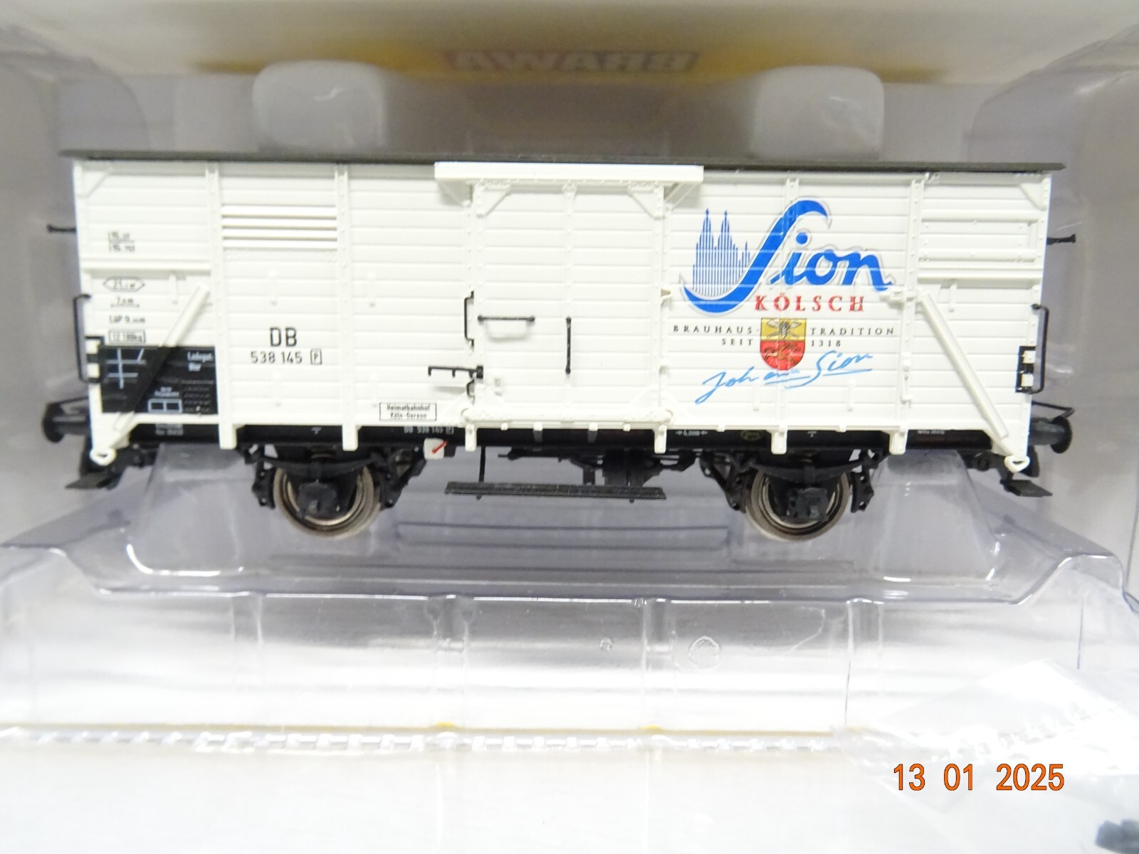 Brawa H0 48253 gedeckter Güterwagen Sion in OVP PR5224 – Bild 4