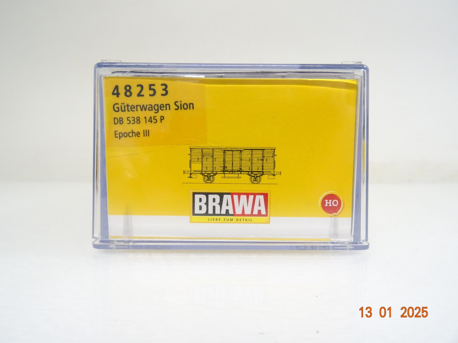 Brawa H0 48253 gedeckter Güterwagen Sion in OVP PR5224