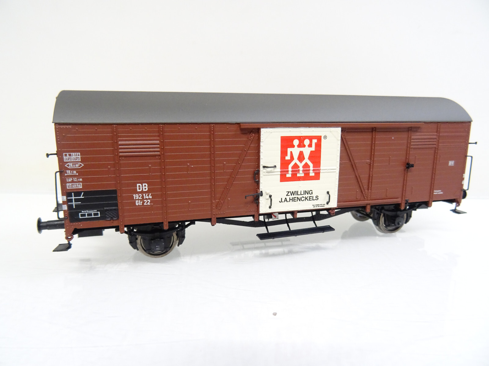 Brawa H0 48719 Gedeckter Güterwagen Zwilling der DB in OVP LE615 – Bild 3