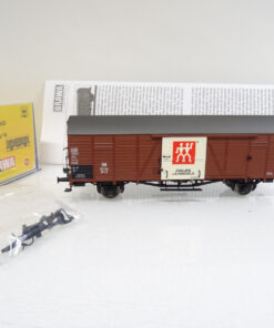 Brawa H0 48719 Gedeckter Güterwagen Zwilling der DB in OVP LE615