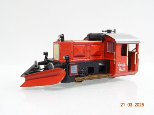 Brawa H0 Diesellok Köf Nickel Plate mit Schneeräumer LE9566 o.